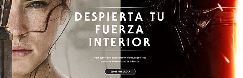 despierta tu fuerza interior - aplicación de google para star wars